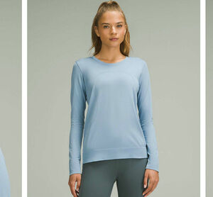 Lululemon Women Swiftly Breathe Relaxed Fit Hip Length Long Sleeve Shirt 6 (NWT)